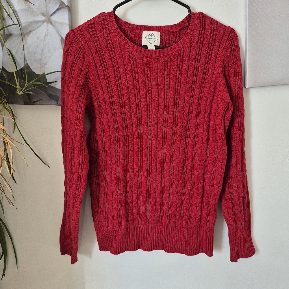 Brand new Womens red knitted sweater
